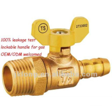 forged brass male thread ball valve for gas